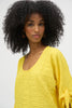 TEXTURED WOVEN BOXY TOP