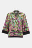 WOVEN PAISELY PRINT BOXY TOP