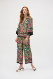 WOVEN PAISELY PRINT BOXY TOP