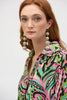 WOVEN PAISELY PRINT BOXY TOP