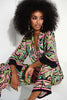 WOVEN PAISELY PRINT BOXY TOP