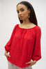 WOVEN EGGSHELL FLARED TOP