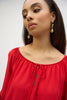WOVEN EGGSHELL FLARED TOP