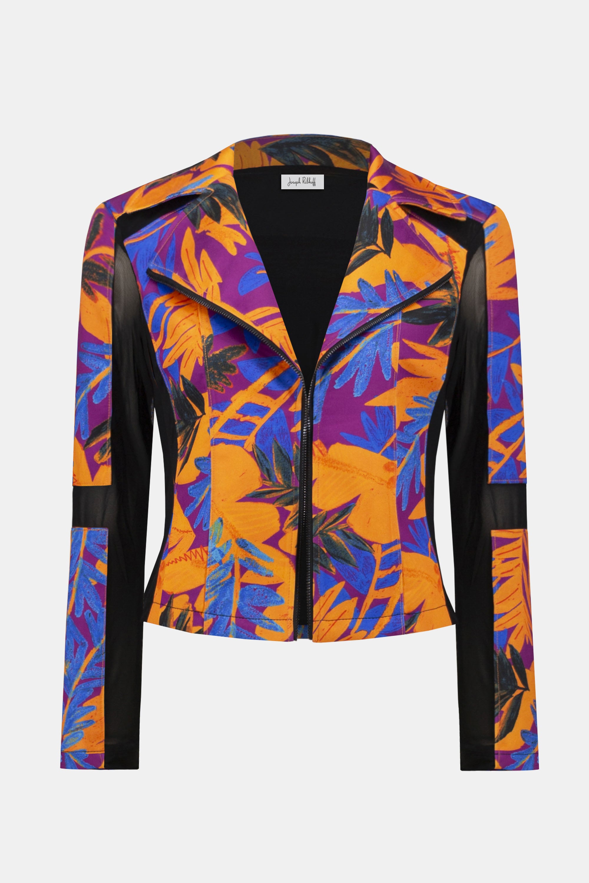 SCUBA TROPICAL PRINT FITTED JACKET