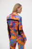 SCUBA TROPICAL PRINT FITTED JACKET