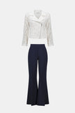 LACE FITTED MOTO JACKET