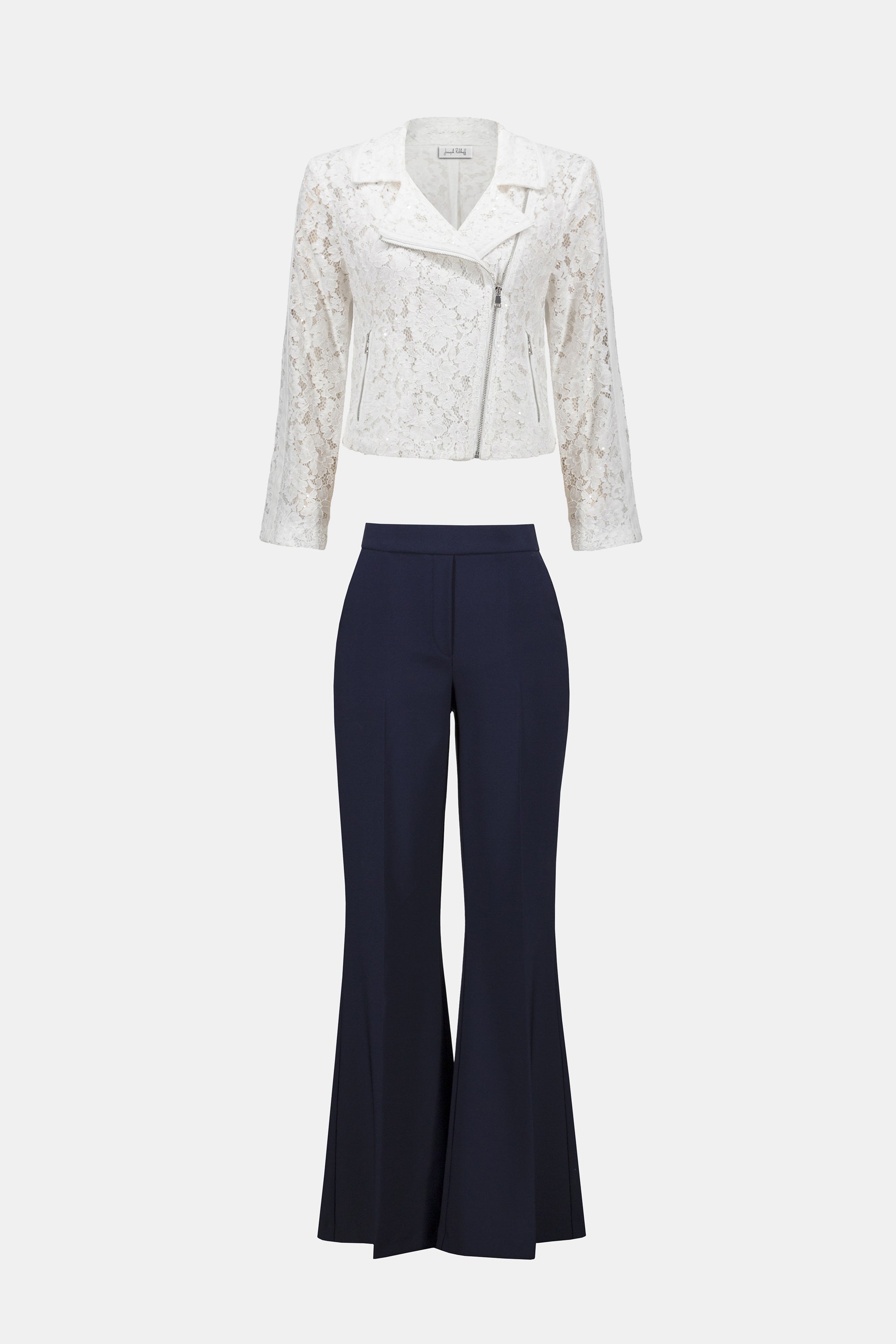 LACE FITTED MOTO JACKET