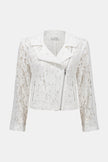LACE FITTED MOTO JACKET