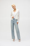 LACE FITTED MOTO JACKET
