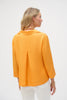 LINEN BOXY TOP WITH SHIRT COLLAR