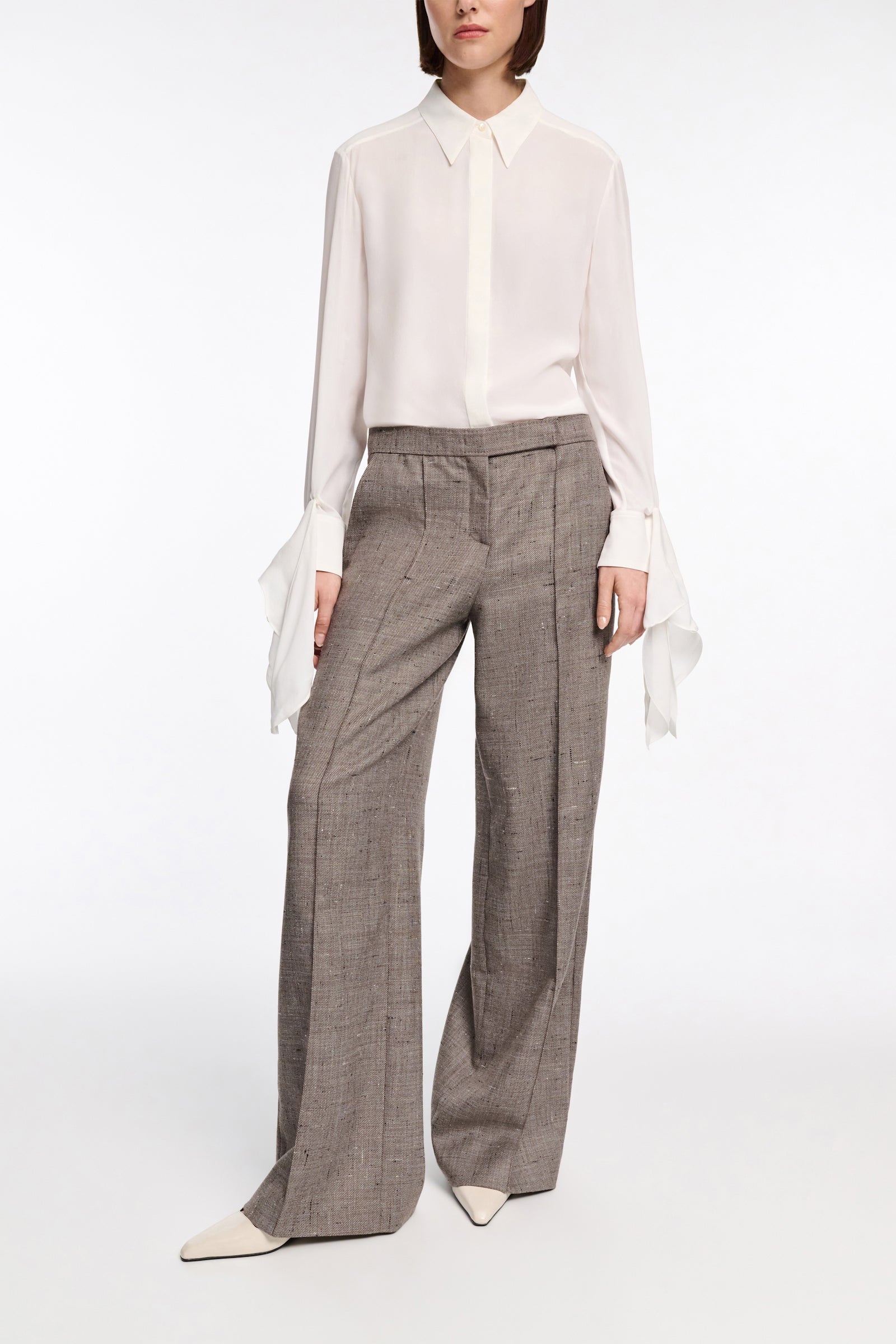 SOFT VIBES TIE SLEEVE BLOUSE