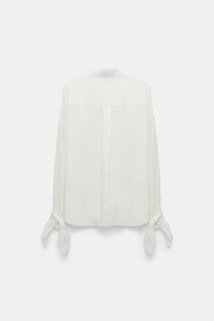 SOFT VIBES TIE SLEEVE BLOUSE