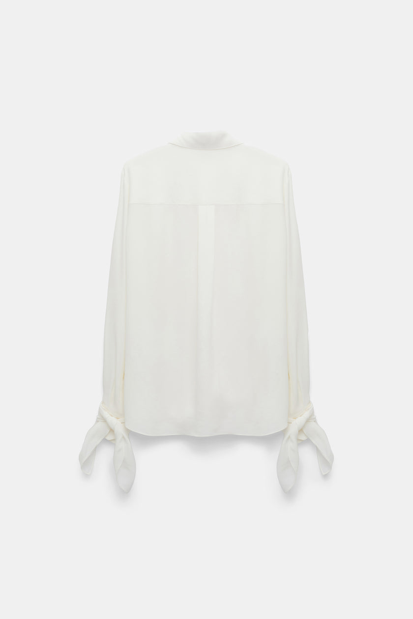 SOFT VIBES TIE SLEEVE BLOUSE