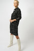 NOVELTY CHECKERED PRINT SWING JACKET
