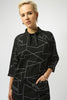 NOVELTY CHECKERED PRINT SWING JACKET