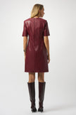 LEATHERETTE ALINE DRESS