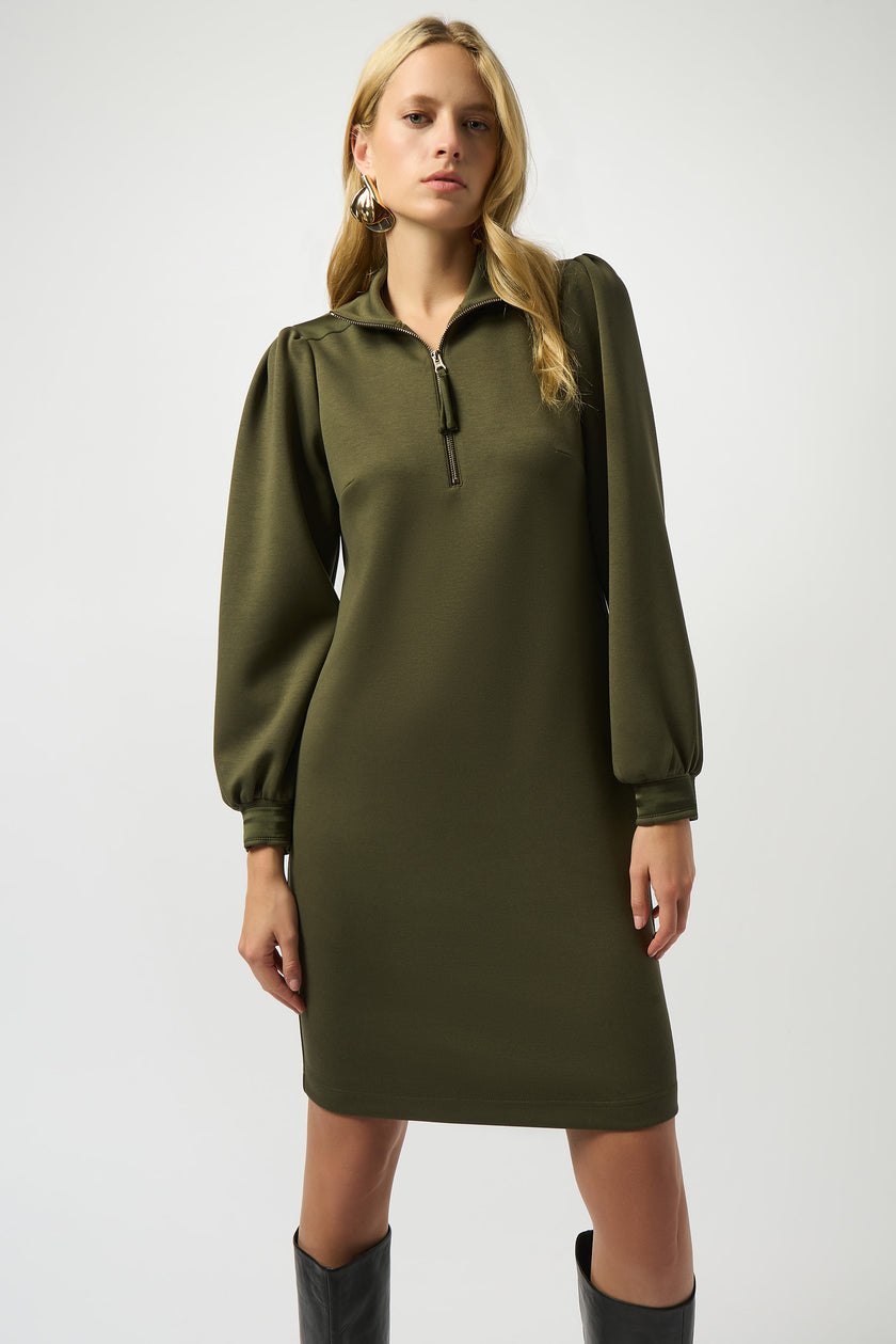 SCUBA JERSEY SHIFT DRESS