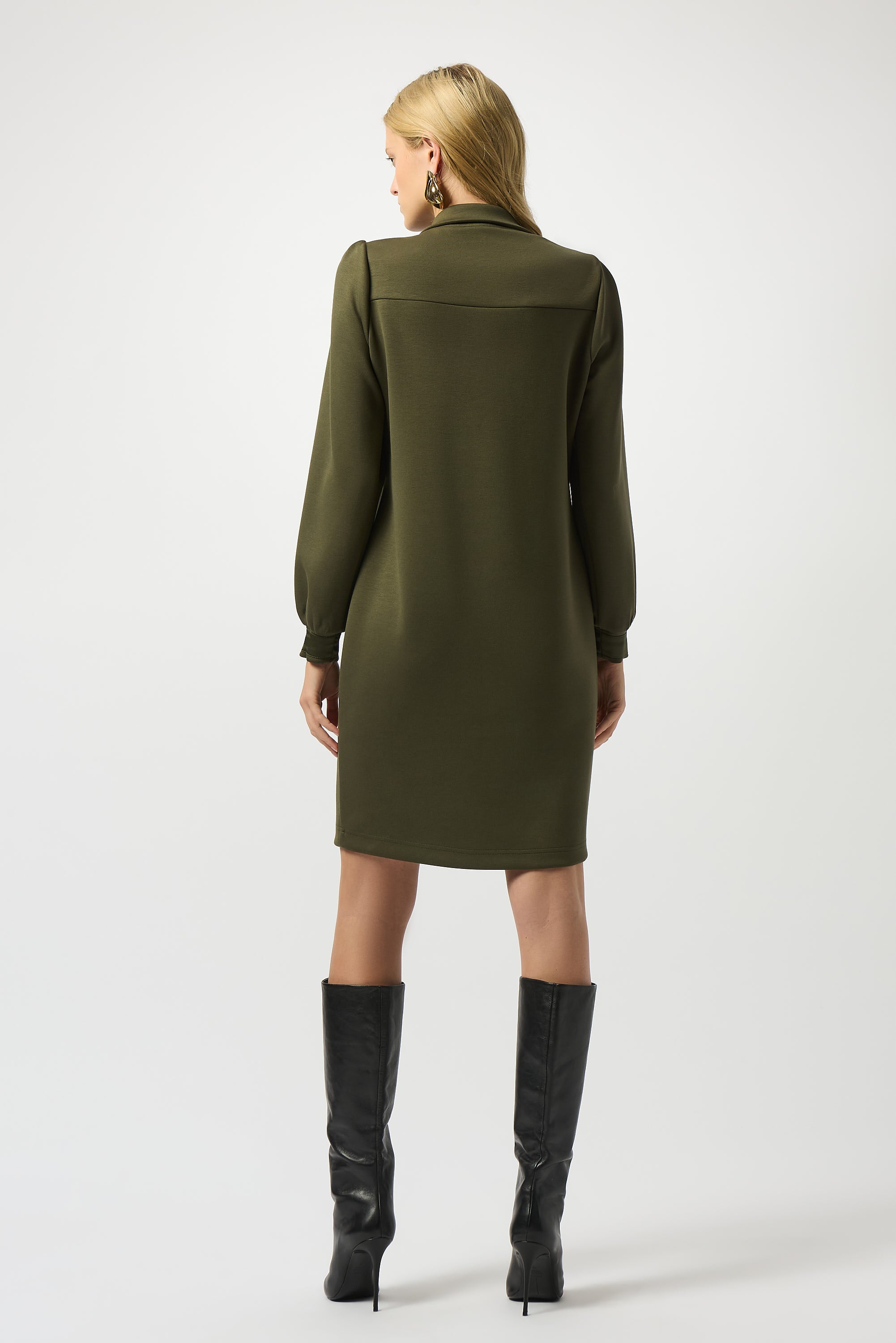 SCUBA JERSEY SHIFT DRESS