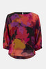 RECYCLED CHIFFON FLORAL PRINT BOXY TOP