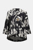 JACQUARD FLORAL PRINT SWING JACKET