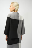 JACQUARD SWEATER COLOR BLOCK PULLOVER