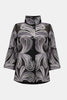 EMBROIDERED MESH STRAIGHT JACKET