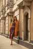 FEATHER YARN SWEATER KNIT COAT