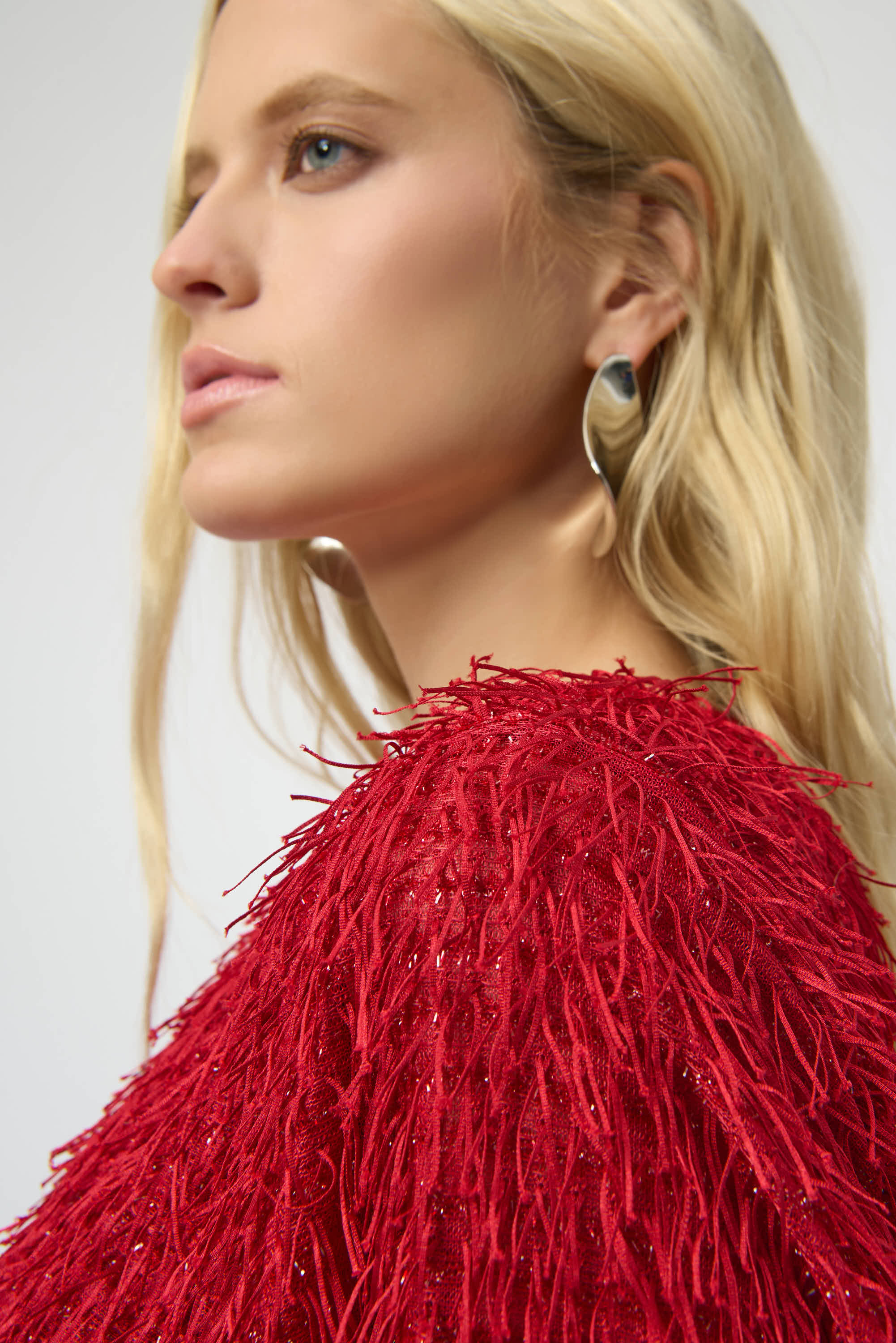 NOVELTY FRINGE BOXY  TOP
