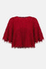 NOVELTY FRINGE BOXY  TOP