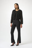 ROSETTE EMBROIDERED STRAIGHT COVER UP