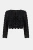 ROSETTE EMBROIDERED STRAIGHT COVER UP