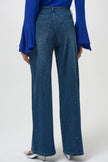 CLASSIC WIDE LEG JEANS WITH RHINESTONES