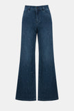 CLASSIC WIDE LEG JEANS WITH RHINESTONES