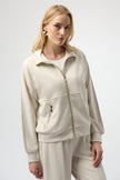 SCUBA JERSEY FUNNEL NECK JACKET