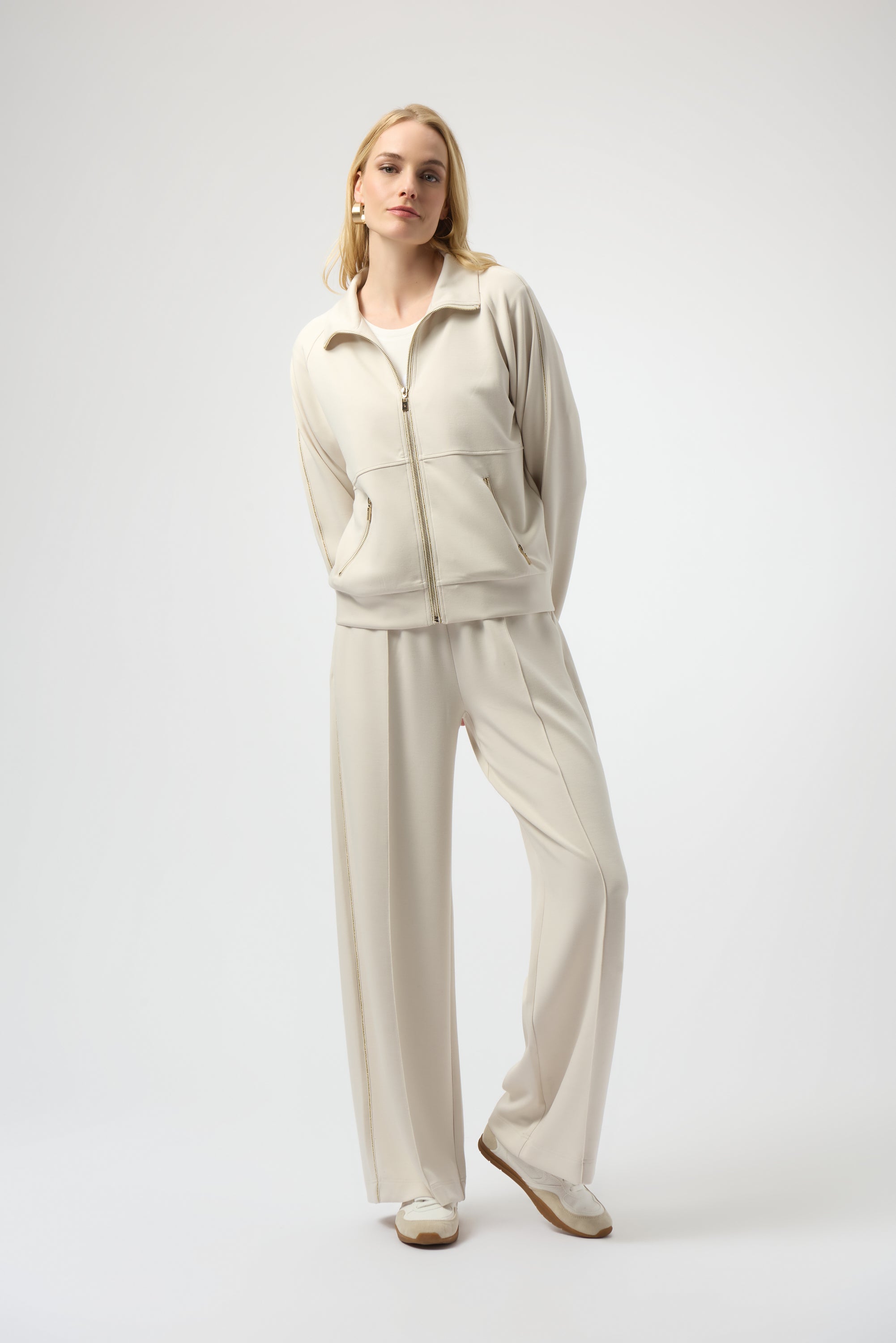SCUBA JERSEY FUNNEL NECK JACKET