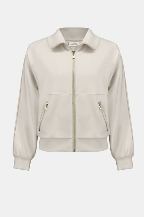 SCUBA JERSEY FUNNEL NECK JACKET