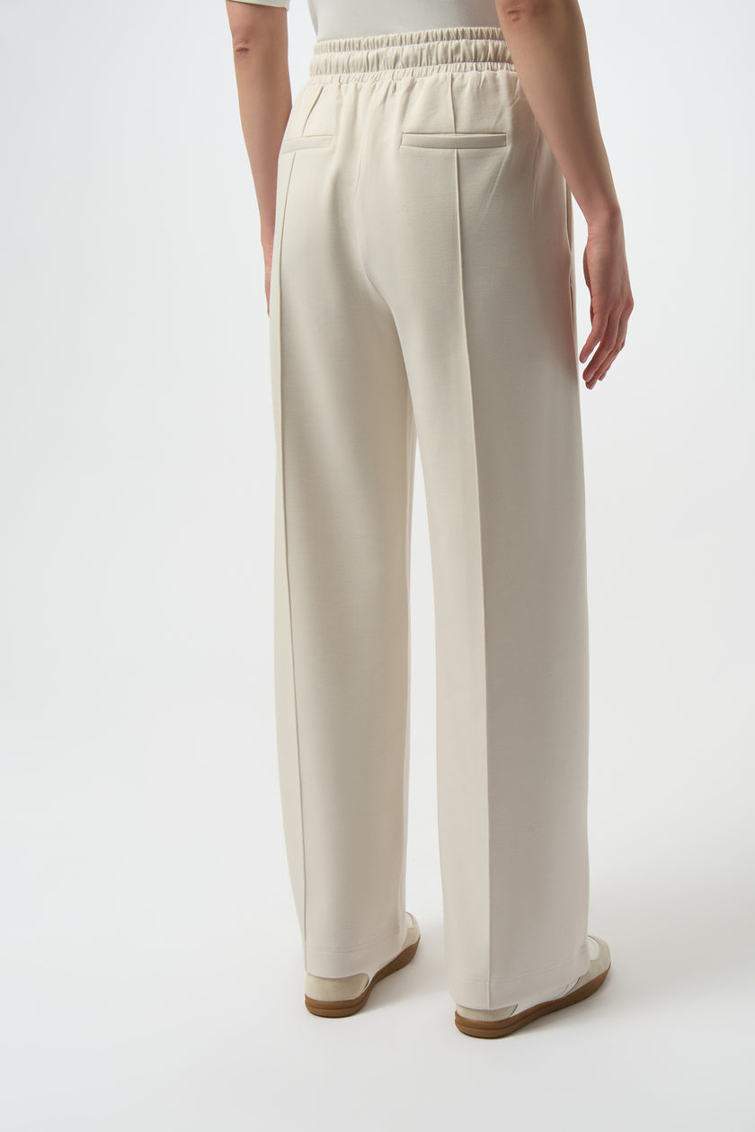 SCUBA JERSEY WIDE LEG PULL ON PANTS