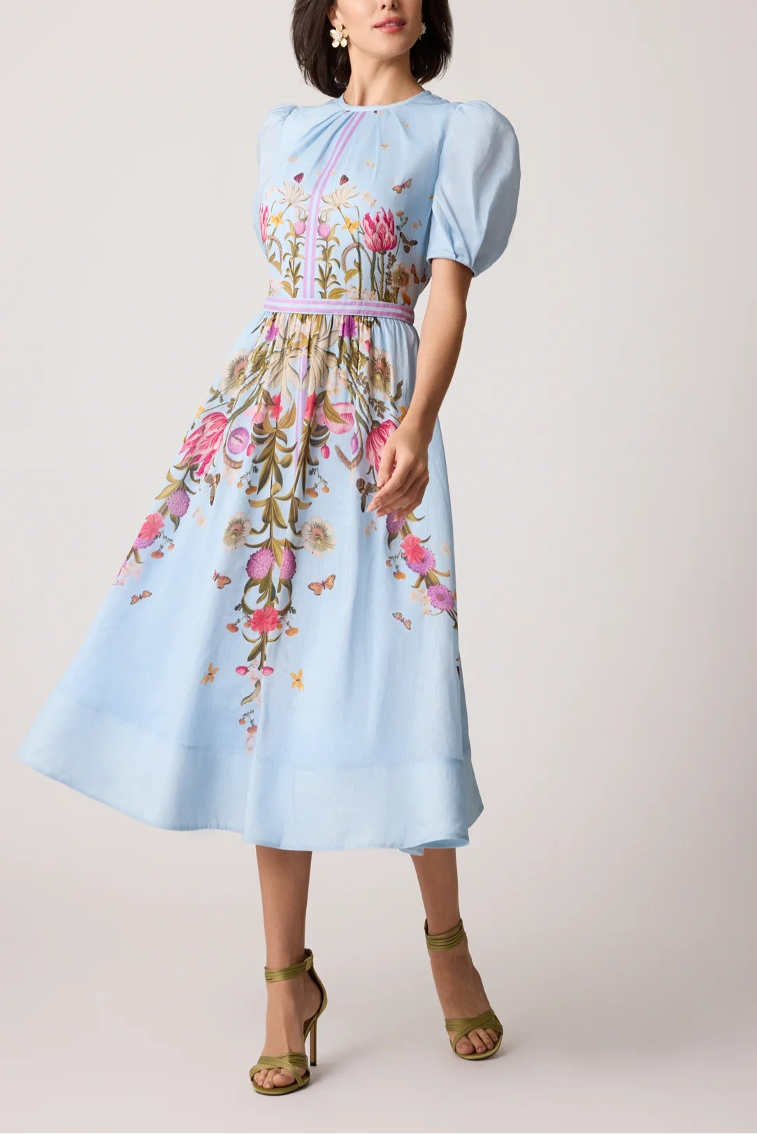 PUFF SLEEVE DAYTIME DRESS