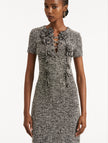 BOUCLE JERSEY TWEED DRESS