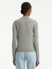 O FLOWER WOOL PULLOVER WITH SCARF