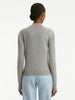 O FLOWER WOOL PULLOVER WITH SCARF