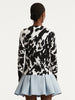 COWHIDE PRINTED CARDIGAN