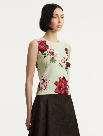 PEONY PRINTED TANK
