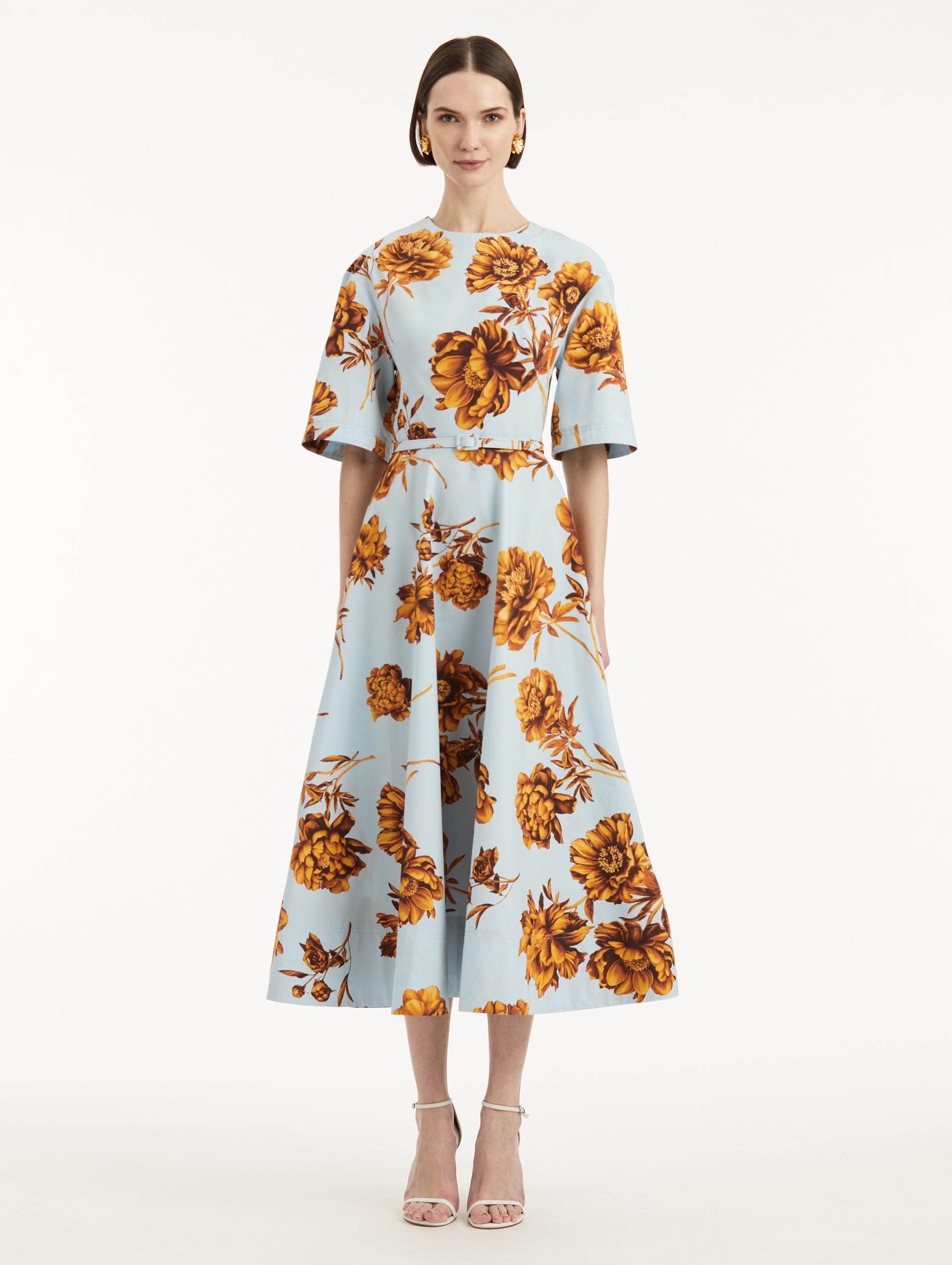 PEONY COTTON POPLIN DRESS