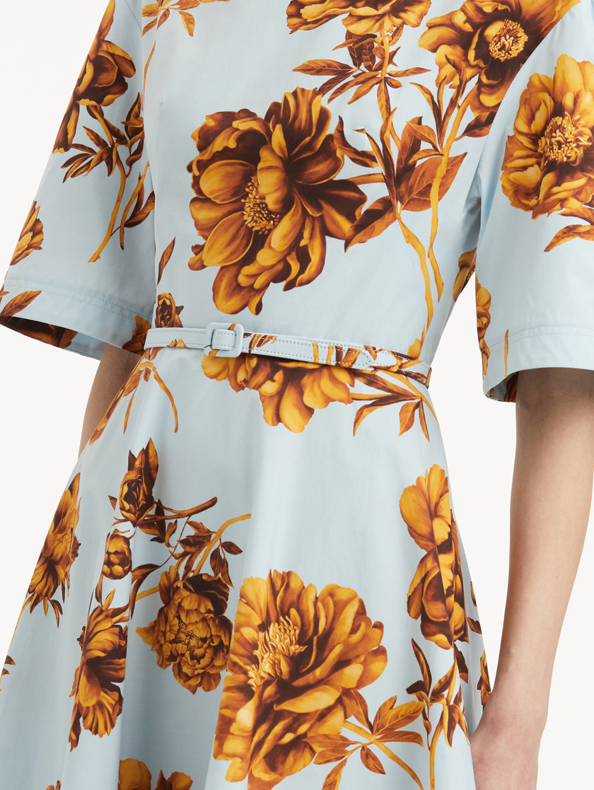PEONY COTTON POPLIN DRESS