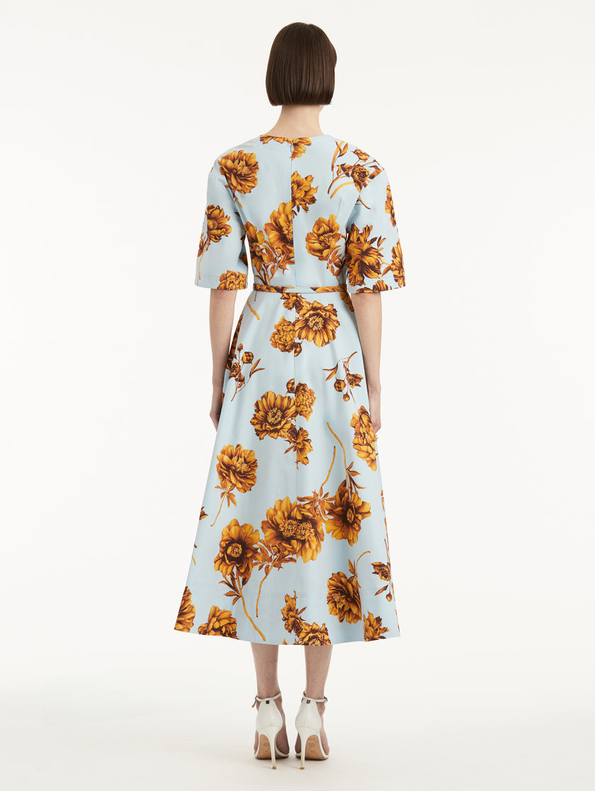 PEONY COTTON POPLIN DRESS