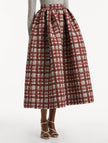 PLAID FAILLE SKIRT