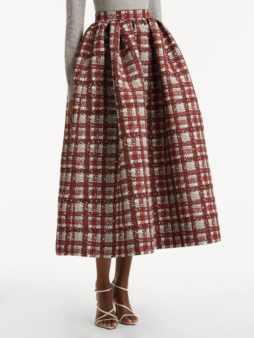 PLAID FAILLE SKIRT