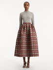 PLAID FAILLE SKIRT
