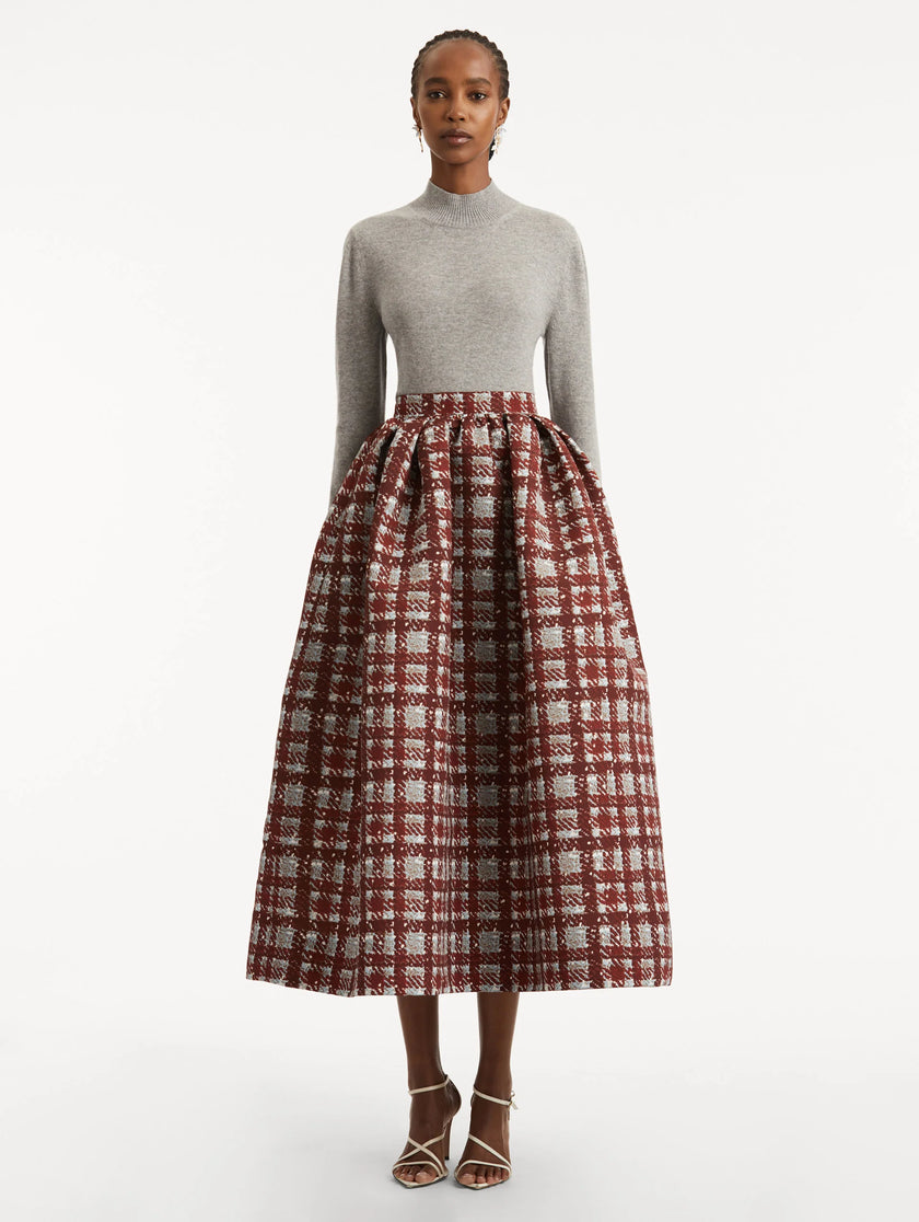 PLAID FAILLE SKIRT